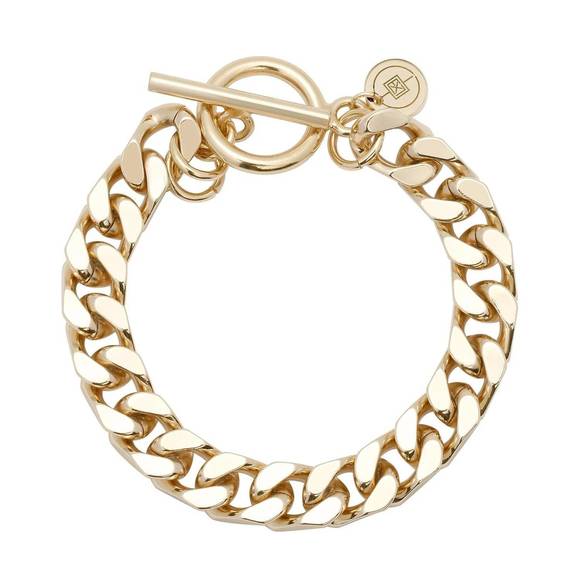 NEW EKLEXIC women's tara toggle bracelet in gold